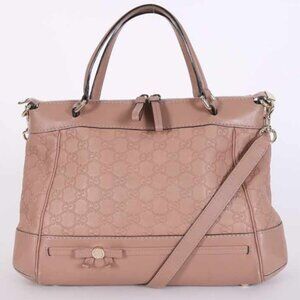 Gucci Leather Tote Bag 435-083125